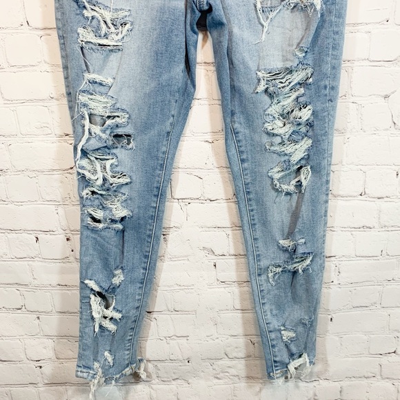 American Eagle Jeans Destroyed curvy hi rise jegging - Picture 4 of 7
